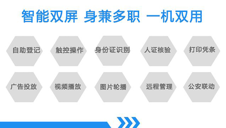 機關(guān)政務寫字樓電信移動大廳博奧智能雙屏自助訪客一體機來訪人員登記管理系統(tǒng)