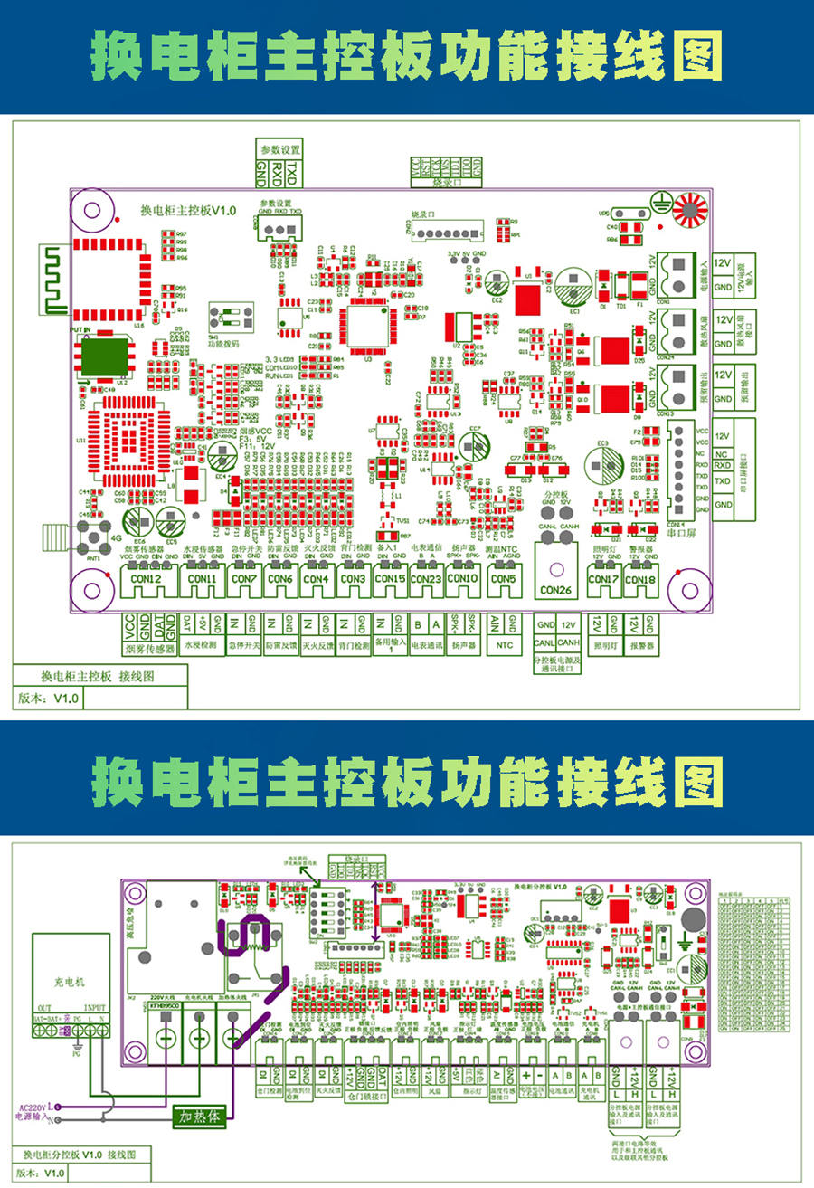 電瓶車共享電池換電柜主控板 現貨速發(fā) 支持定制開發(fā) 智能小程序